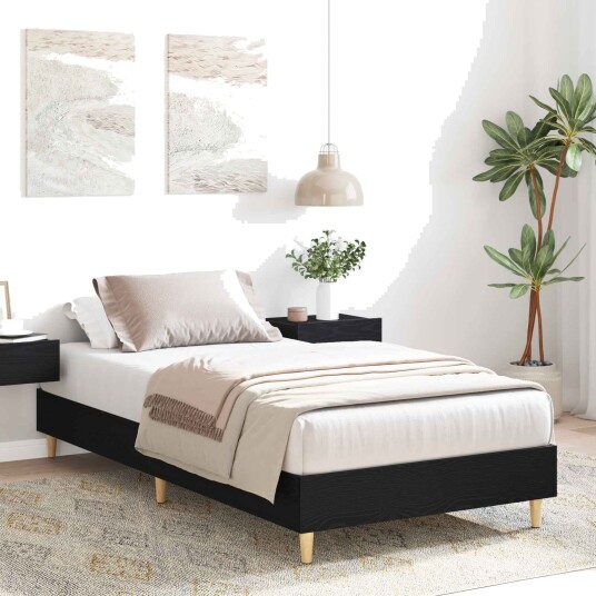  Sengestamme Svart eik 80 x 200 cm Konstruert tre