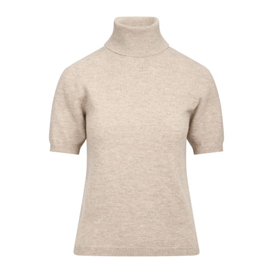 Mertina SS Turtleneck Light Sand XL SS merino turtle neck