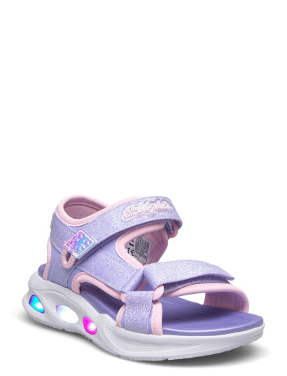 Skechers Girls Sola Glow Sandal - Purple - 31