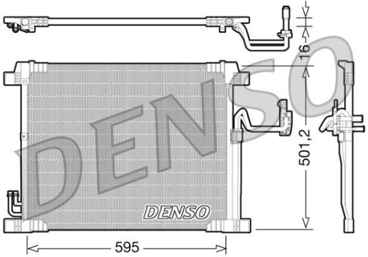 Kondensator DENSO DCN46012 Kondensator DENSO DCN46012