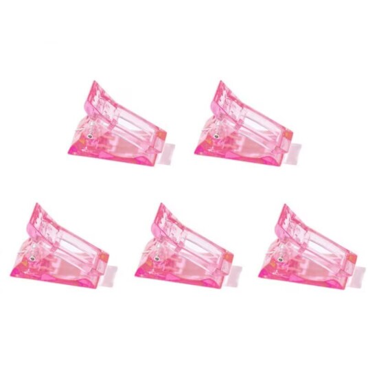 INF Negleklemmer for gelenegler 5-pak Rosa