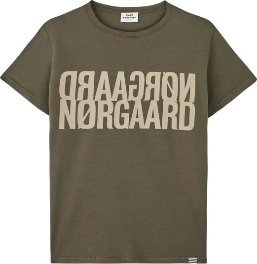 Mads Nørgaard Single Cotton Tuvina Tee Khaki green 176