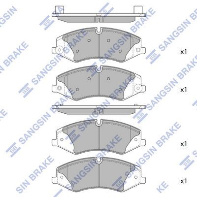 Bremseklosser Hi Q SP2238 Bremseklosser Hi Q SP2238