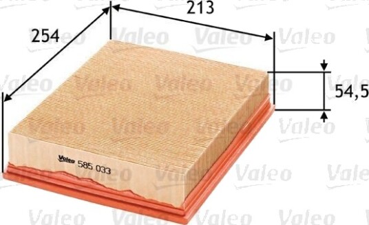 Luftfilter VALEO 585033