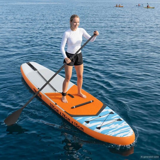SUP-brett med sete 2-i-1 TRITON 335 x 76 x 15 cm Blå for SUP-brett med sete 2-i-1 TRITON 335 x 76 x 15 cm Blå for