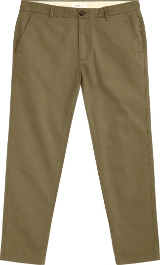Knowledge Cotton Apparel Chuck Regular Canvas Pants BURNED OLIVE 27 x 32