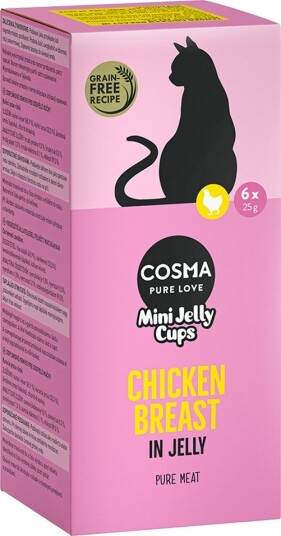 Cosma Mini Jelly Cups Kyllingbryst 24 X 25 G