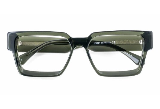 Eo Selection Briller Clinton fra eo Selection Grønn Acetate wayfarer Large