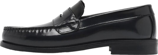 Garment Project Miles Penny Loafer Black Polido Black 45