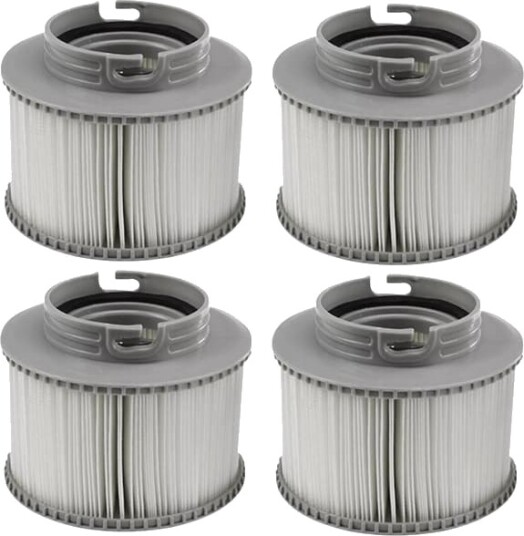 INF Bassengfilter Kompatibelt med MSPA Oppblåsbare Bassenger FD2089 4 pakning