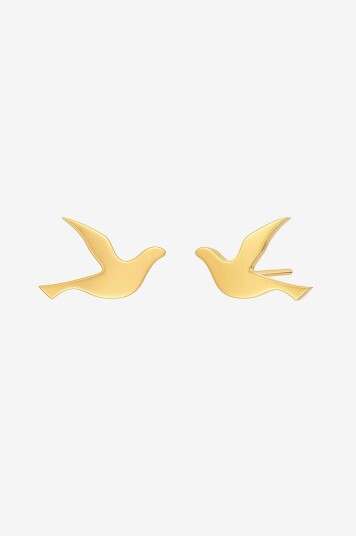 Edblad Øredobber Dove Studs Small Gull