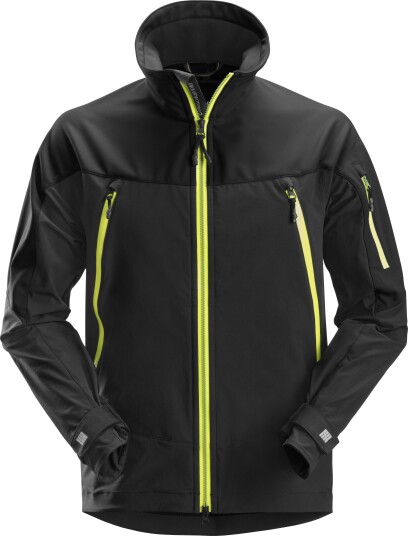 Snickers Workwear Jakke 1940 Sort Str. M Softshell Stretch Snickers Workwear