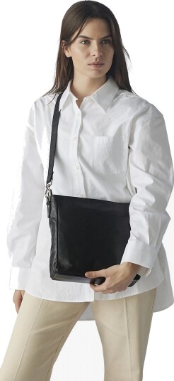 Adax Amalfi Shoulder Bag Olga   Black   ONE SIZE