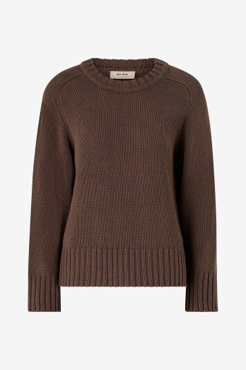 Mos Mosh Pullover mmRola Bine Lux Brun Mos Mosh Pullover mmRola Bine Lux Brun