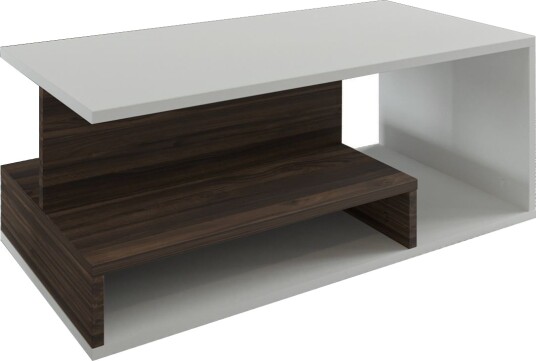 Fenlo Sofabord 90x35x44,8 cm - Hvit valnøtt