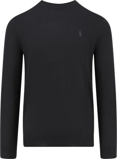 Polo Ralph Lauren Slim Fit Washable Wool Crewneck Sweater - Black - L