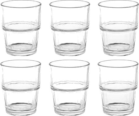 Maku Stablebare drikkeglass 220ml 6-pak Maku Stablebare drikkeglass 220ml 6-pak