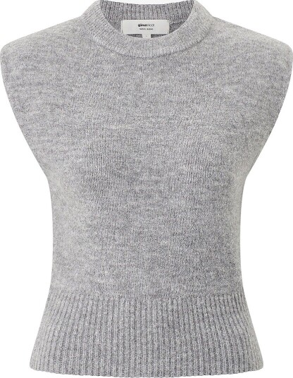 Gina Tricot Vest Knitted vest Grå Gina Tricot Vest Knitted vest Grå
