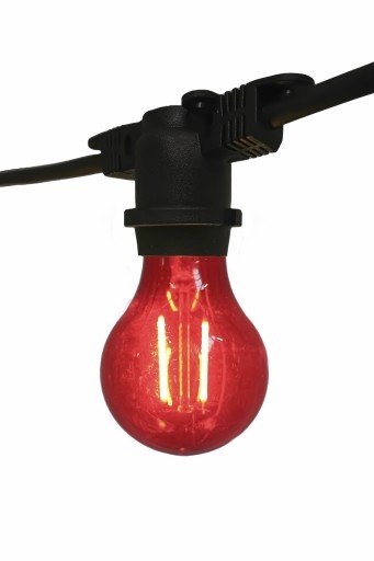 Samson E27 LED-pære til festivallyslenke, rød