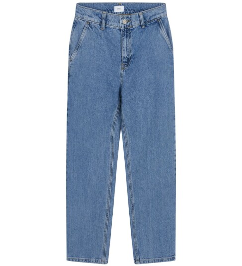 Grunt Jeans Ace Mid Blue 13 år 158 Jeans Blå