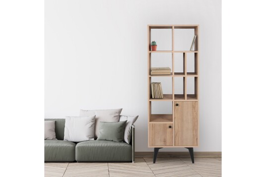 Bokhylle Sanya 174x60 cm Natur