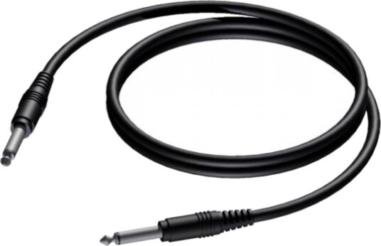 Procab Lydkabel 6,3mm Jack Mono Han Til Mono Han 1,5m CAB600/1.5