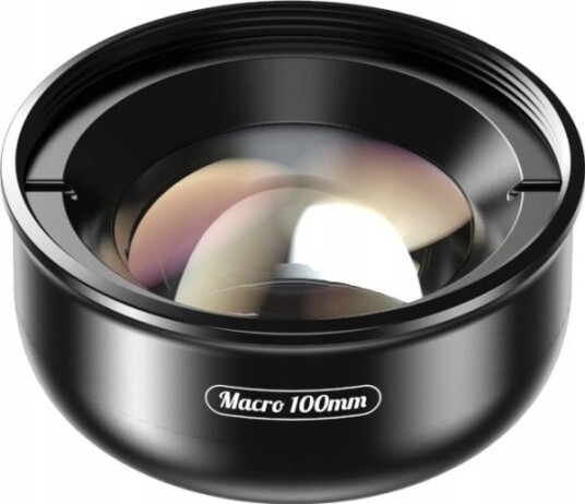 Apexel Apl-Hb100fl23 100 Mm Makrotelefonlinse Med Led-Bakgrunnsbelysning (Svart)