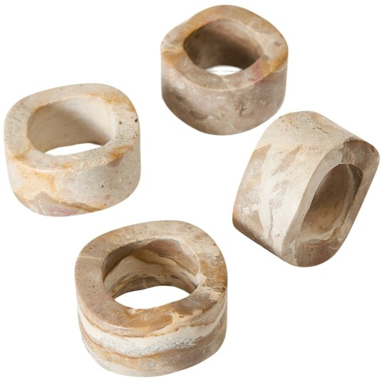 Muubs Vita Serviettringer 4 pk Seashell Muubs Vita Serviettringer 4 pk Seashell
