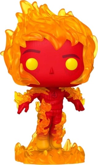 Northix Marvel Fantastic Four Human Torch Action Figur 6-tommers samleobjekt