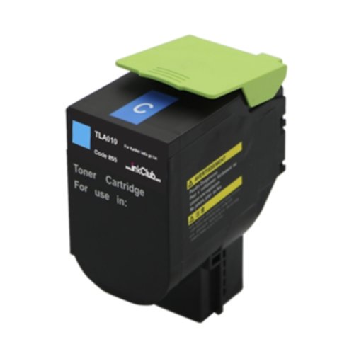 inkClub TLA010 Tonerkassett, erstatter Lexmark 802SC, cyan, 2.000 sider