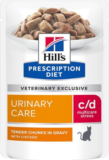 Hill'S Prescription Diet C/D Urinary Stress Kattefôr Med Kylling 24 X 85 G Hill'S Prescription Diet C/D Urinary Stress Kattefôr Med Kylling 24 X 85 G