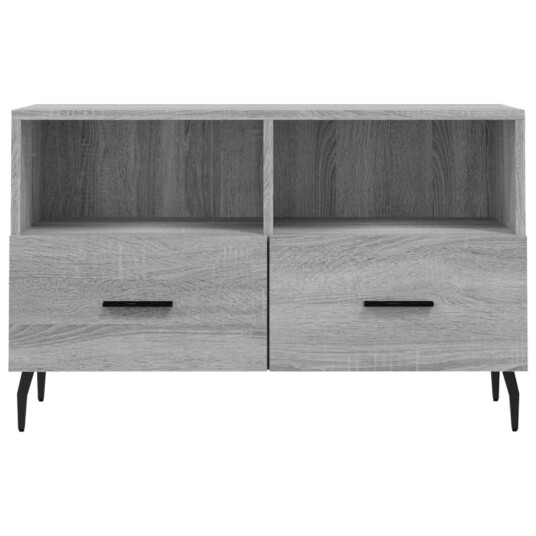 vidaXL TV-benk grå sonoma 80x36x50 cm konstruert tre vidaXL TV-benk grå sonoma 80x36x50 cm konstruert tre