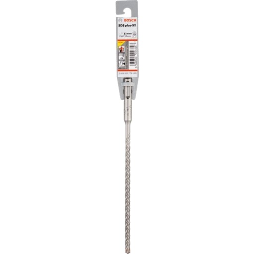 Bosch SDS-Plus Hammerbor 6mm for Betong og Murverk Lengde 210mm Bosch SDS-Plus Hammerbor 6mm for Betong og Murverk Lengde 210mm