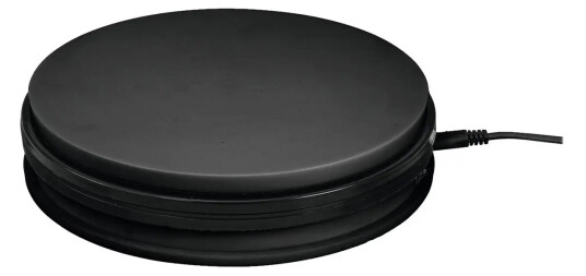 Europalms Rotary Plate 45cm Up To 50kg Black