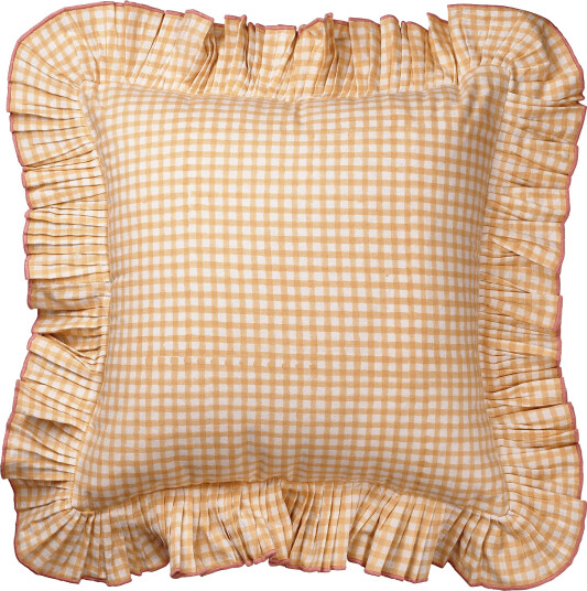 Pick a Poppy Vichy putetrekk Light Yellow 40x40 cm Pick a Poppy Vichy putetrekk Light Yellow 40x40 cm