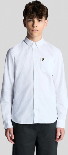 Lyle & Scott Oxford Shirt White 110 116