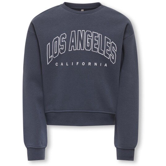 kids ONLY Ombre Blue Los Angeles - California Kogsweat Life Ls Crew Ovz Stat Swt Noos 158-164