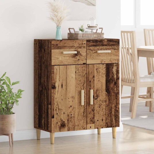 Serviesskap Gammelt tre 34 x 69.5 x 89 cm Konstruert tre