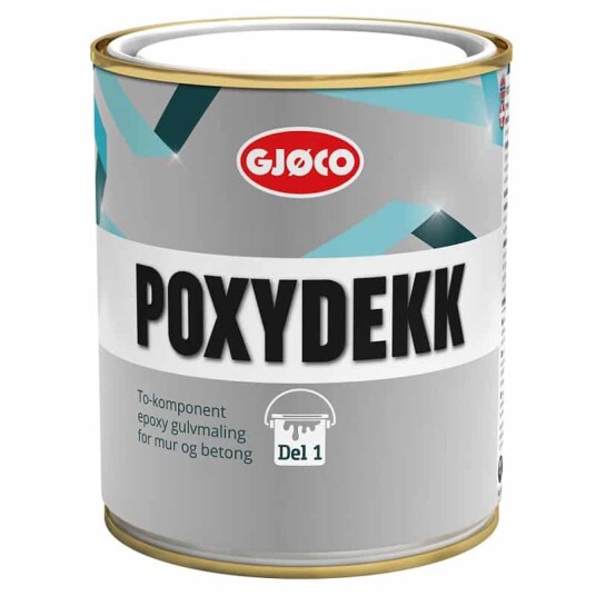 Gjøco Poxydekk Del 1 Lys Grå 0,7 liter