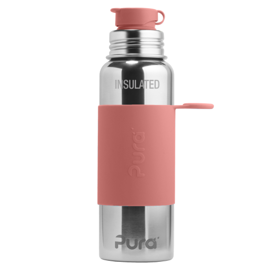 Pura kiki ISOLERT sportsflaske 650ml   Rose