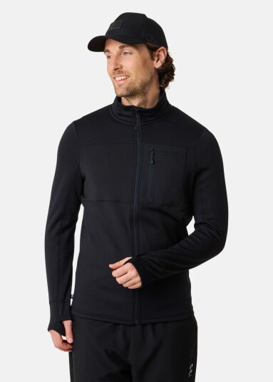 Swedemount Trondheim Midlayer Full Zip Black L Trøyer Swedemount Trondheim Midlayer Full Zip Black L Trøyer