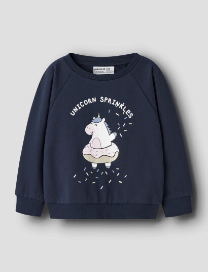 Name It Nmfvenus Ls Nreg Sweat Unb Navy 98