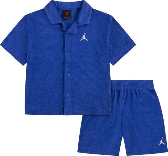 Jordan Shorts Sett Frotté Kamp Royal Jordan 4 5 år 104 110 Shorts Blå