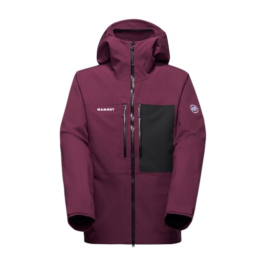 Mammut Men's Stoney Hardshell Hooded Jacket Vin black L