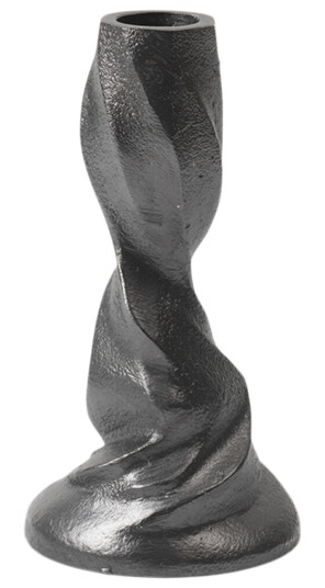 Ferm Living Gale lysestake 13 cm Blackened Aluminium