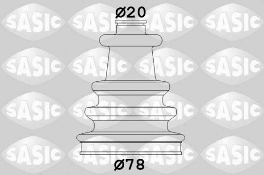 Sasic Mansjett drivaksel SASIC 2933743