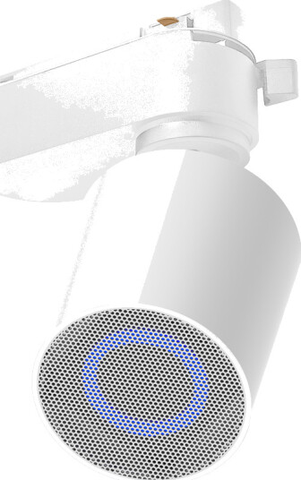 Bluetooth-høyttaler for 1-fase skinner - Hvit, 10W, 1F2W
