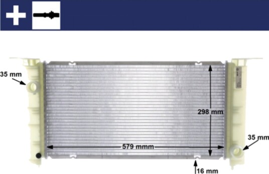 Radiator MAHLE ORIGINAL CR 1449 000S