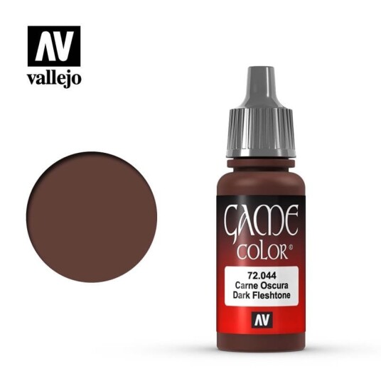 Vallejo Game Color Maling Dark Fleshtone 17ml for Modellbygging