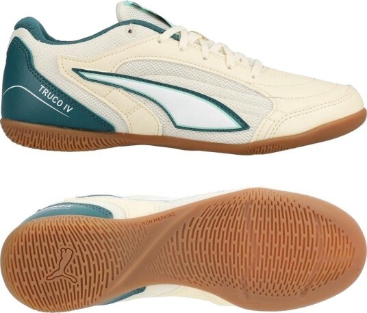 PUMA Truco IV IT   Sukkermandel/grønn/PUMA Svart Barn   Innendørs (IC) størrelse 33